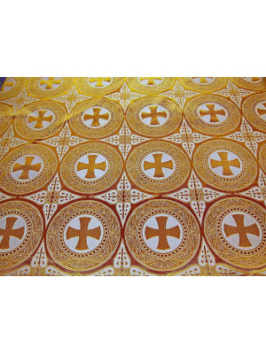 Hilt Nonmetallic Greek Brocade - Church Brocade - Liturgical Brocade - Priest vestment's fabric