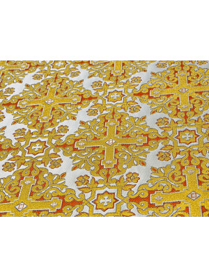 Nicomedia Metallic Greek Brocade - Church Brocade - Liturgical Brocade - Priest vestment's fabric