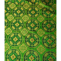 Royal Metallic Greek Brocade - Church Brocade - Liturgical Brocade - Priest vestment's fabric