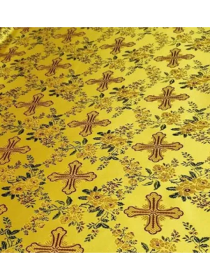 Floral Nonmetallic Greek Brocade - Church Brocade - Liturgical Brocade - Priest vestment's fabric