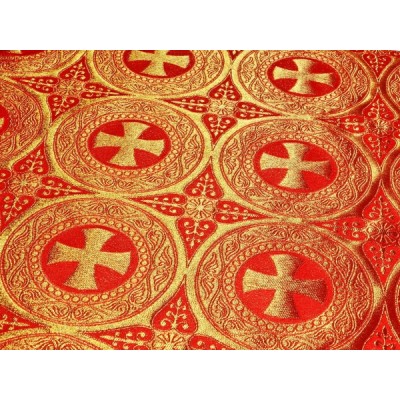 Hilt Metallic Greek Brocade - Church Brocade - Liturgical Brocade - Priest vestment's fabric