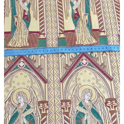 Angel Metallic Greek Brocade - Church Brocade - Liturgical Brocade - Priest vestment's fabric