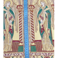Angel Metallic Greek Brocade - Church Brocade - Liturgical Brocade - Priest vestment's fabric