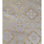 Cross Nonmetallic Greek Brocade - Church Brocade - Liturgical Brocade - Priest vestment's fabric