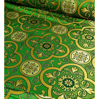 Floral Pattern Nonmetallic Greek Brocade - Church Brocade - Liturgical Brocade - Priest vestment's fabric