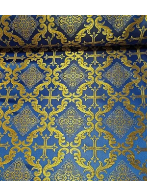 Openwork cross Nonmetallic Greek Brocade - Church Brocade - Liturgical Brocade - Priest vestment's fabric