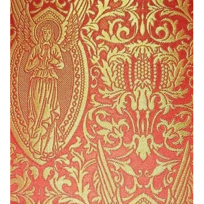 Seraphical Nonmetallic Greek Brocade - Church Brocade - Liturgical Brocade - Priest vestment's fabric