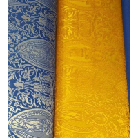 Seraphical Nonmetallic Greek Brocade - Church Brocade - Liturgical Brocade - Priest vestment's fabric