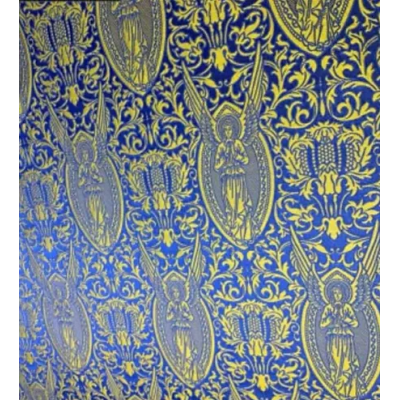 Seraphical Nonmetallic Greek Brocade - Church Brocade - Liturgical Brocade - Priest vestment's fabric