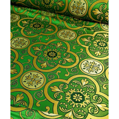 Floral Nonmetallic Greek Brocade - Church Brocade - Liturgical Brocade - Priest vestment's fabric