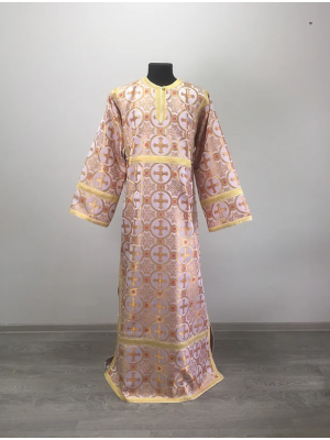 Orthodox sticharion - Church stikhar - Altar Server Reader Robe in white-red