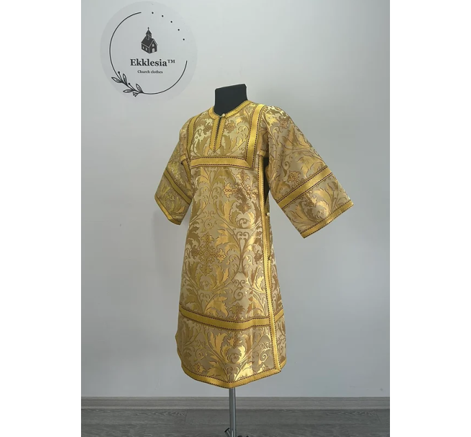 Gold childrens sticharion (up to 150 cm height) - Church Altar robe