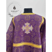 Violet Orthodox sticharion - Church stikhar - Altar Server Reader Robe in white
