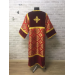 Сombined brocade and velvet sticharion - stikhar - Altar Server Reader Robe