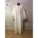 Embroidered Stichar with cross on the back - Altar server reader robe - S