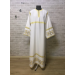 Stichar with embroidered cross - Church sticharion - Altar server reader robe