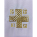 Stichar with embroidered cross - Church sticharion - Altar server reader robe