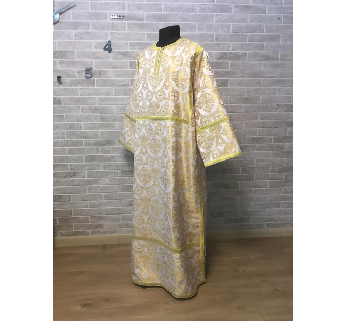 Orthodox church sticharion with icon - Church stikhar - Altar Server Robe