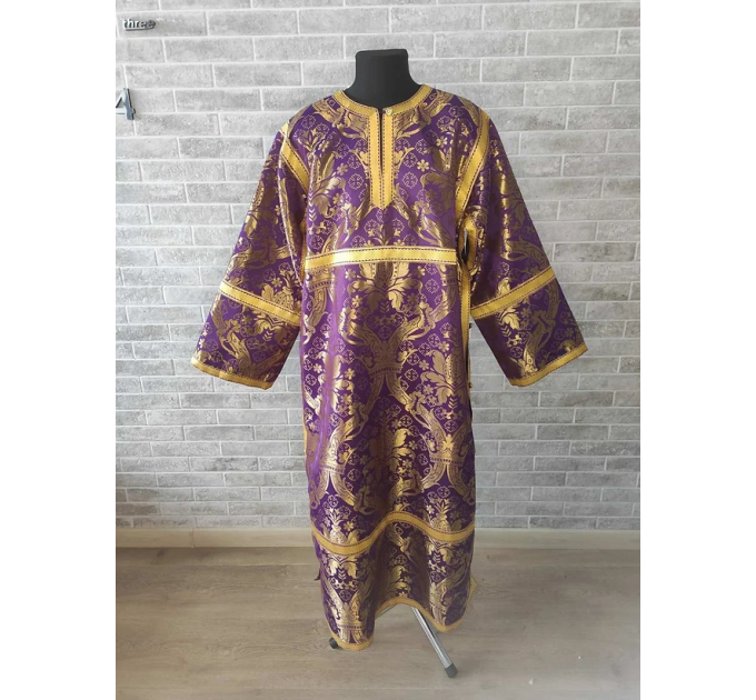 Light bue Altar Server Reader Robe - Stikharion - Surplice - Liturgical clothes