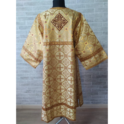 Gold Altar Server Reader Robe - Stikharion - Surplice - Rochet - Alb costume