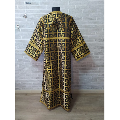 Black-gold Altar Server Reader Robe - Stikharion - Surplice - Rochet alb