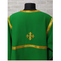 Green Altar Server Reader Robe in gabardine - Stikharion - Surplice - Rochet