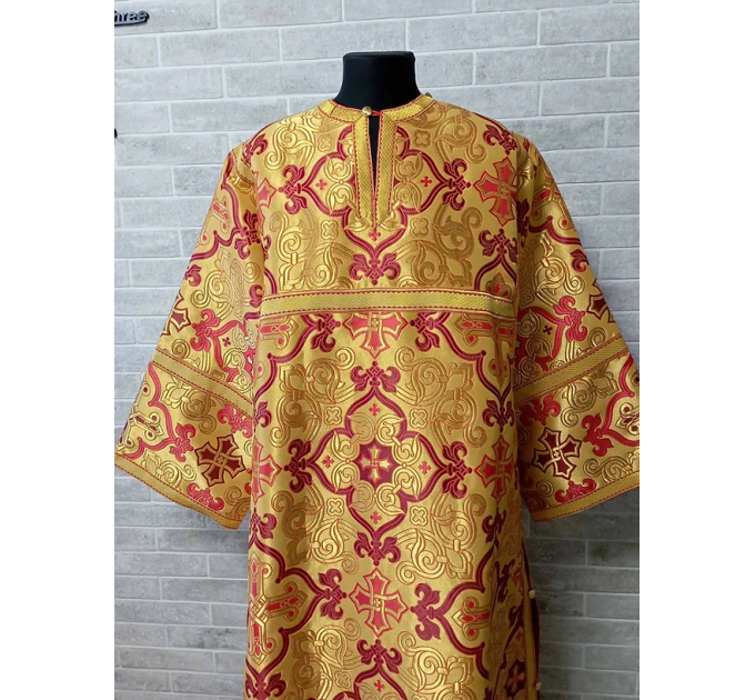 Stikharion in metallic brocade - Surplice - Rochet - Alb - Stikhar - church robe