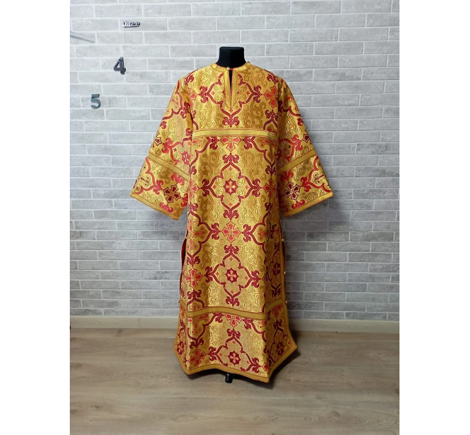 Stikharion in metallic brocade - Surplice - Rochet - Alb - Stikhar - church robe