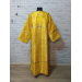 Yellow brocade Altar Server Reader Robe - Stikharion - Surplice - Rochet - Alb