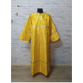 Yellow brocade Altar Server Reader Robe - Stikharion - Surplice - Rochet - Alb