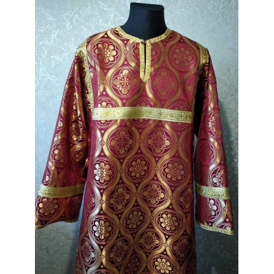 Altar Server Reader Red Robe - Stikharion - Surplice - Rochet - Alb