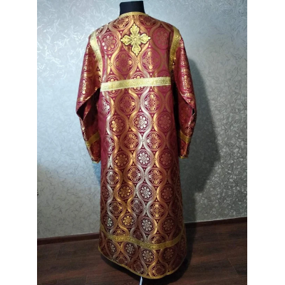 Altar Server Reader Red Robe - Stikharion - Surplice - Rochet - Alb