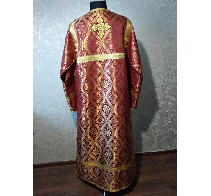 Altar Server Reader Red Robe - Stikharion - Surplice - Rochet - Alb