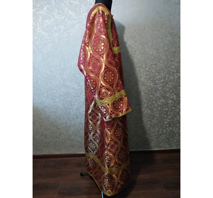 Altar Server Reader Red Robe - Stikharion - Surplice - Rochet - Alb