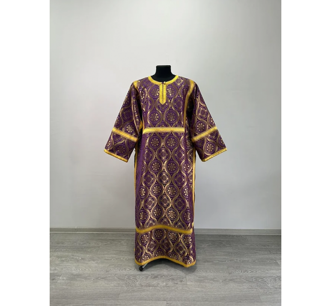 Altar Server Reader Red Robe - Stikharion - Surplice - Rochet - Alb