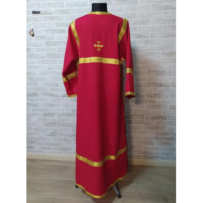 Altar Server Reader Robe in gabardine - Stikharion - Surplice - Rochet - Alb