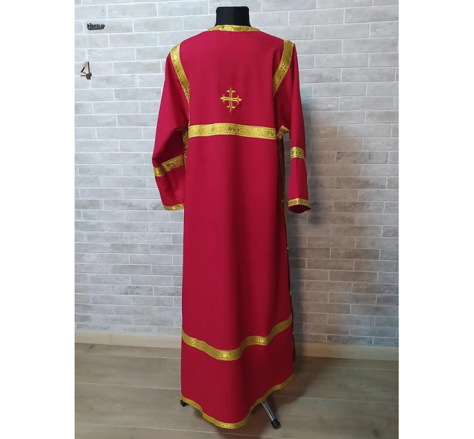 Altar Server Reader Robe in gabardine - Stikharion - Surplice - Rochet - Alb