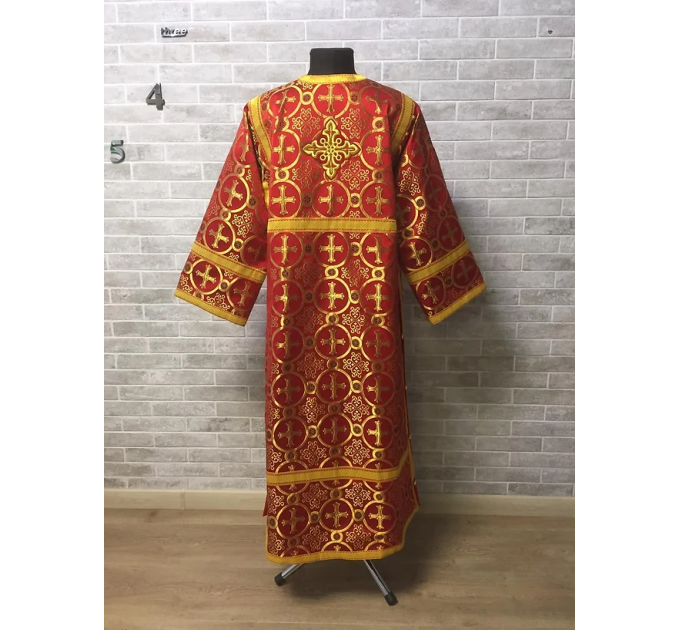 Red Altar Server Reader Robe - Stikharion - Surplice - Rochet - Alb