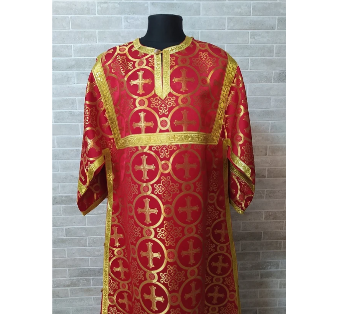 Red Altar Server Reader Robe - Stikharion - Surplice - Rochet - Alb