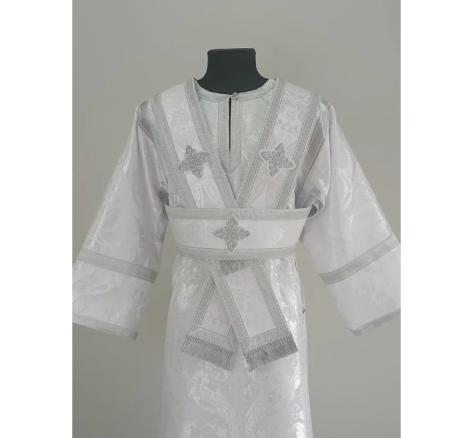 Subdeacon's set - Stichar and orar in greek brocade - Orthodox liturgical set