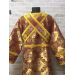 Gold-maroon subdeacon's vestment and single orar - Stictarion for subdeacon