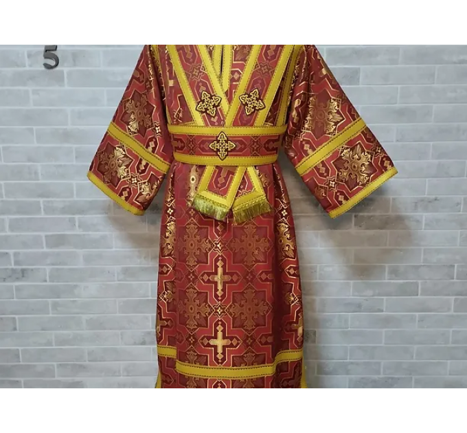 Stichar for subdeacon - Vestment in greek brocade - Orthodox liturgical clothes