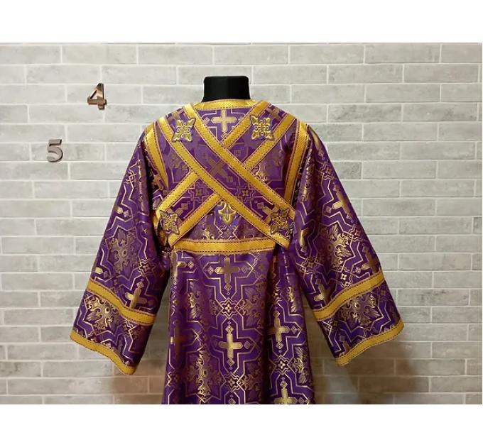 Stichar for subdeacon - Vestment in greek brocade - Orthodox liturgical clothes