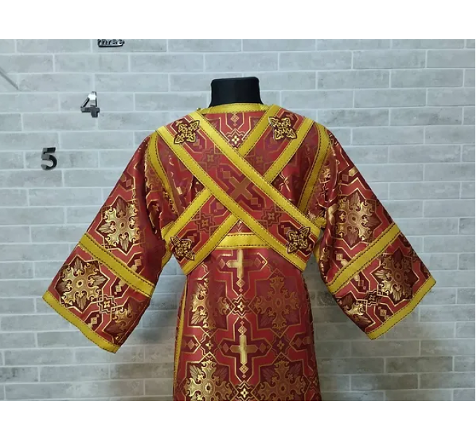 Stichar for subdeacon - Vestment in greek brocade - Orthodox liturgical clothes