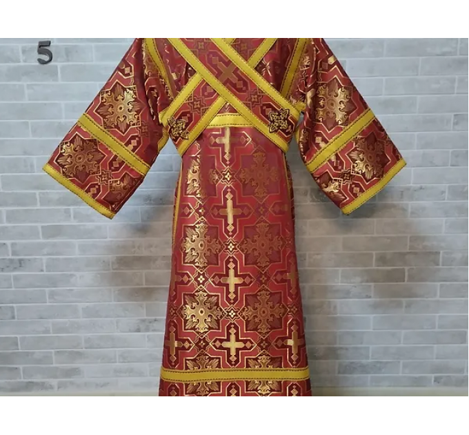 Stichar for subdeacon - Vestment in greek brocade - Orthodox liturgical clothes