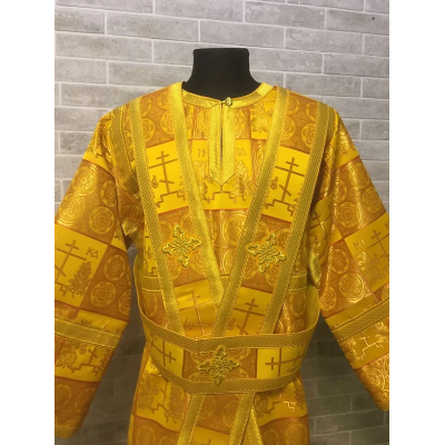 Sticharion and orar for subdeacon - Vestment in greek brocade - Orthodox robe