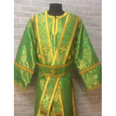 Subdeacon's vestment set - Sticharion and single orar in Greek brocade