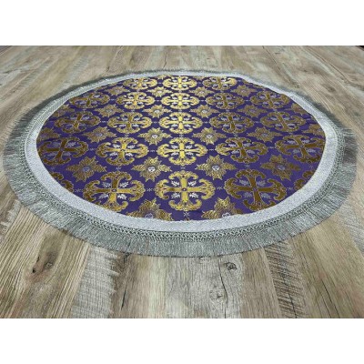 Circle church cover - Church cover in round shape - Silk church cover - Brocade cover