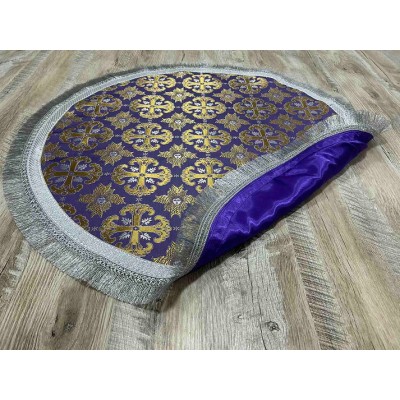 Circle church cover - Church cover in round shape - Silk church cover - Brocade cover