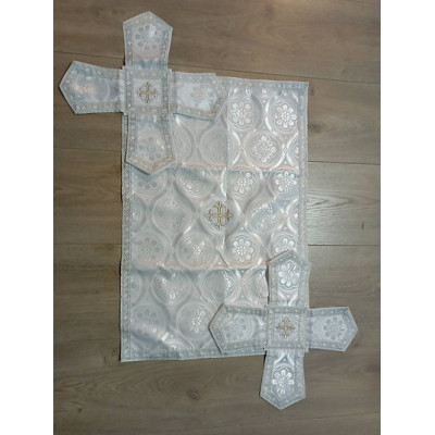 In stock! Orthodox Chalice Covers in greek brocade - Aer and chalice veil set